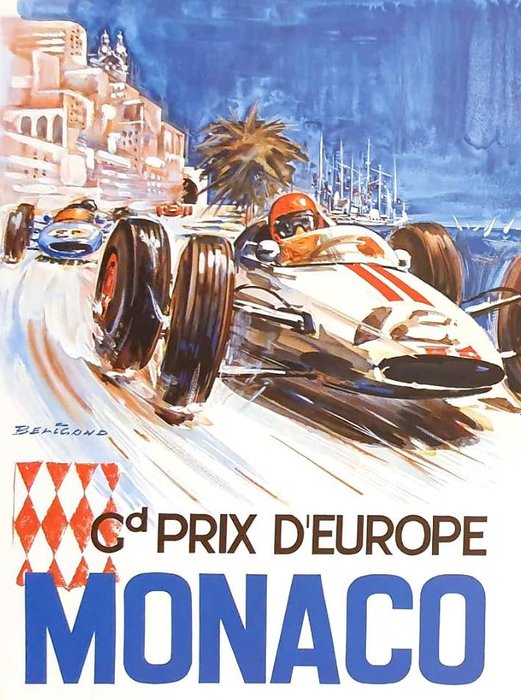 Michel Beligond - Monaco Gd Prix d'Europe 1963