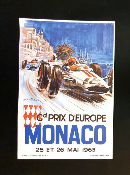 Michel Beligond - Monaco Gd Prix d'Europe 1963