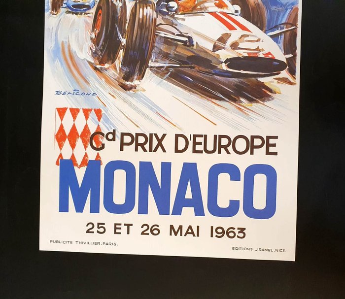 Michel Beligond - Monaco Gd Prix d'Europe 1963