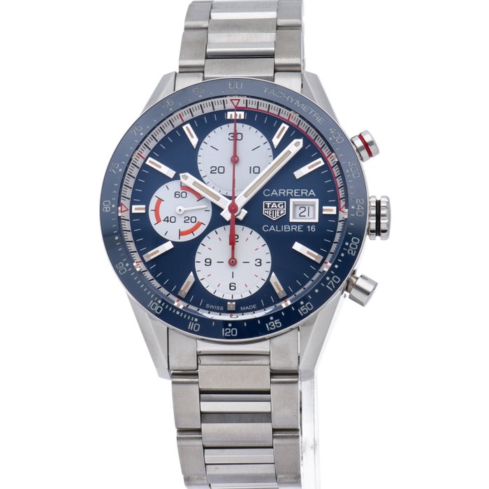 TAG Heuer - Carrera Calibre 16 Chronograph - CV201AR.BA0715 - Mænd - 2010-2020