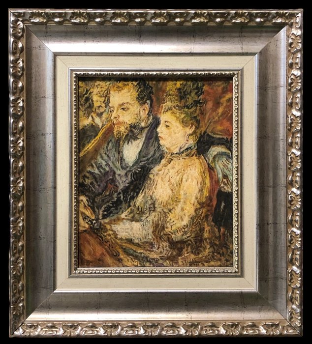 Jean Balagué (1933-2020) - Dans la Loge (D'après Auguste Renoir)