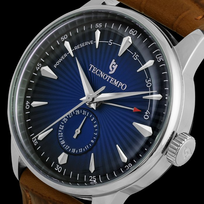 Tecnotempo - Automatic "Power Reserve" - Limited Edition - Blue Dial - TT50PWBL - Mænd - 2011-nu