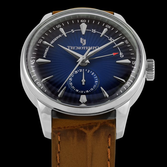 Tecnotempo - Automatic "Power Reserve" - Limited Edition - Blue Dial - TT50PWBL - Mænd - 2011-nu