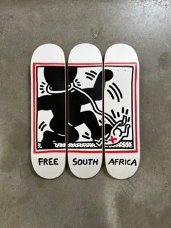 Keith Haring x The Skateroom - Free South Africa