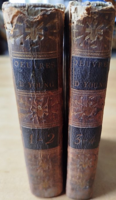 Edward Young - Œuvres complètes d'Young traduites de l’Anglois par M. Le Tourneur - 1796