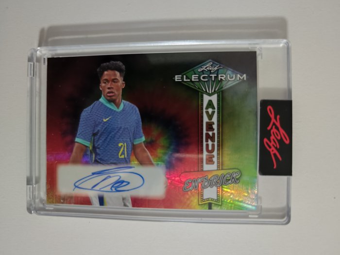 2024 Leaf Electrum Avenue Endrick Autograph Card - Næsten så god som ny (NM)