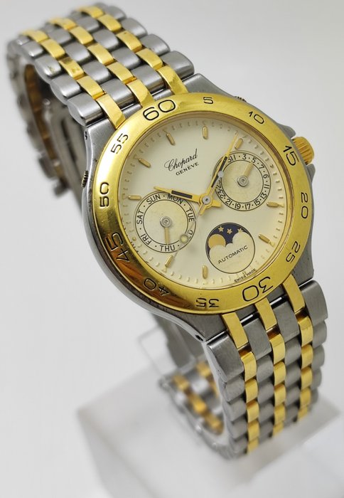 Chopard - Monte Carlo Moonphase Gold/Steel - 8138 - Mænd - 1990-1999