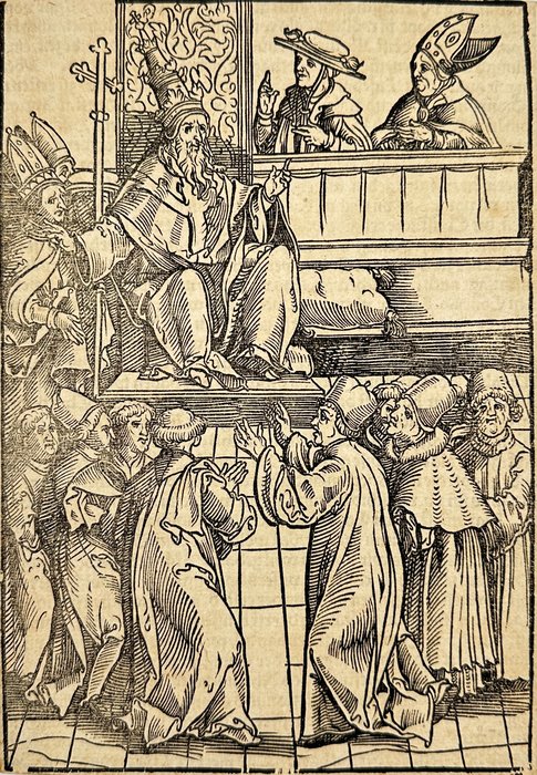 Joerg Breu the Elder - Council of Constance, Pope John XXIII (Baldassarre Cossa) - 1533