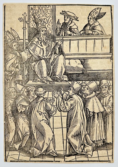 Joerg Breu the Elder - Council of Constance, Pope John XXIII (Baldassarre Cossa) - 1533