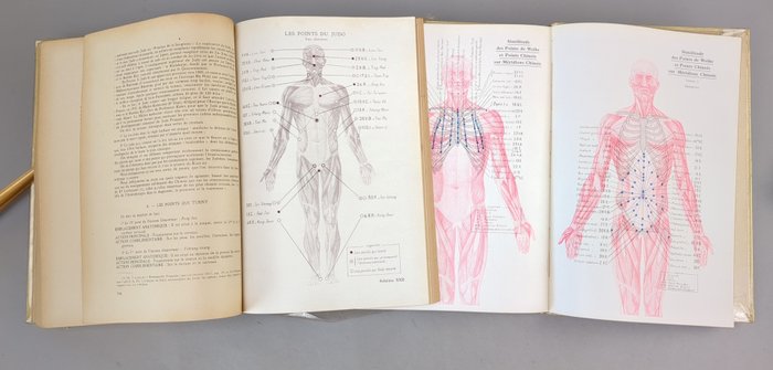 Roger de la Fuÿe - Traité d'acupuncture  Atlas - 1947