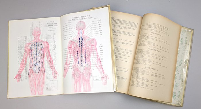 Roger de la Fuÿe - Traité d'acupuncture  Atlas - 1947