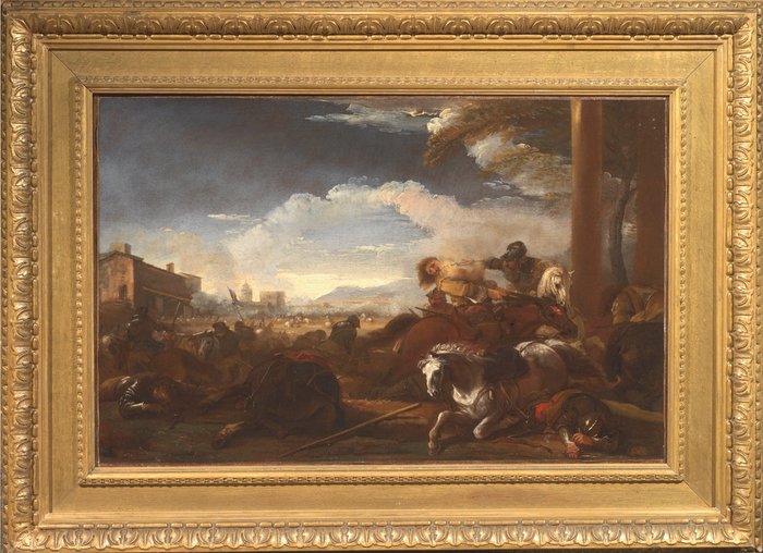 Jacques Courtois detto il Borgognone (1621-1676) - Battaglia