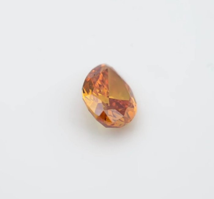 1 pcs Diamant  (Naturfarvet)  - 0.25 ct - Fancy deep Gullig Orange - SI2 - Gemological Institute of America (GIA)