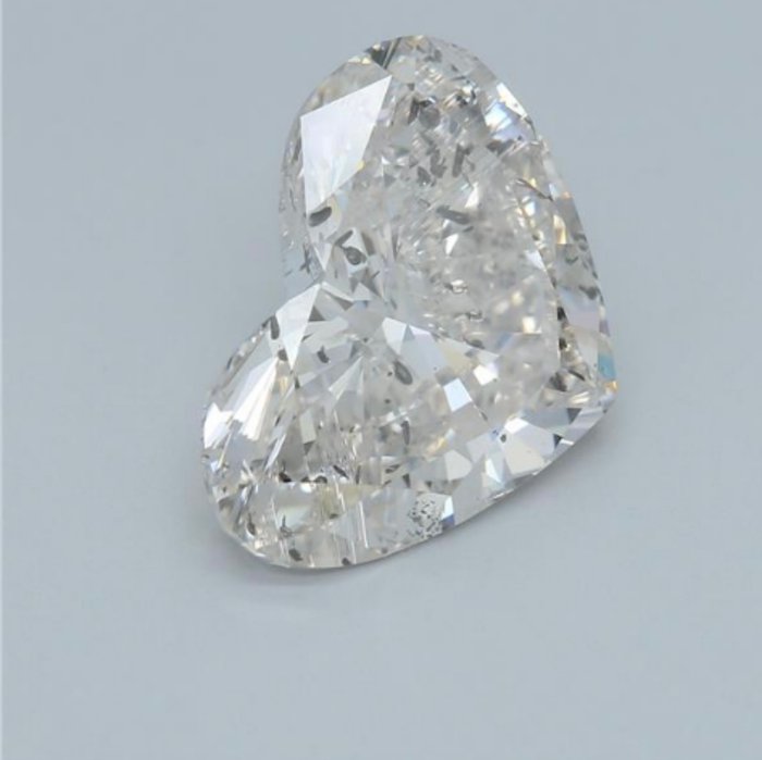 1 pcs Diamant  (Natur)  - 2.55 ct - Hjerte - I - SI2 - HRD Antwerpen