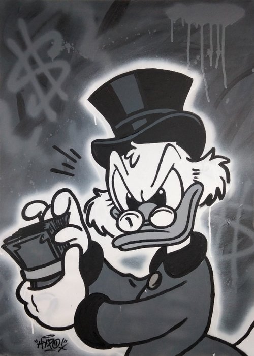 Hipo (1988) - Scrooge McDuck - Attitude and good habits (Original artwork)