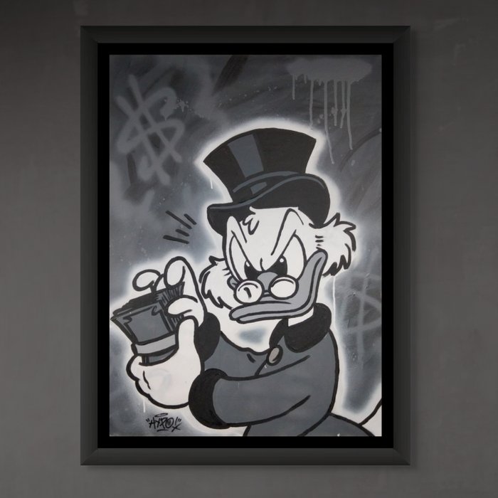 Hipo (1988) - Scrooge McDuck - Attitude and good habits (Original artwork)