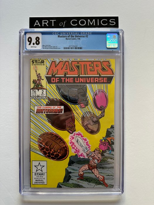 Masters Of The Universe #2 - Highest Grade Ever Offered On Catawiki - CGC Graded 9.8! - Extremely High Grade! - White Pages!! - 1 Graded comic - Første udgave - 1986