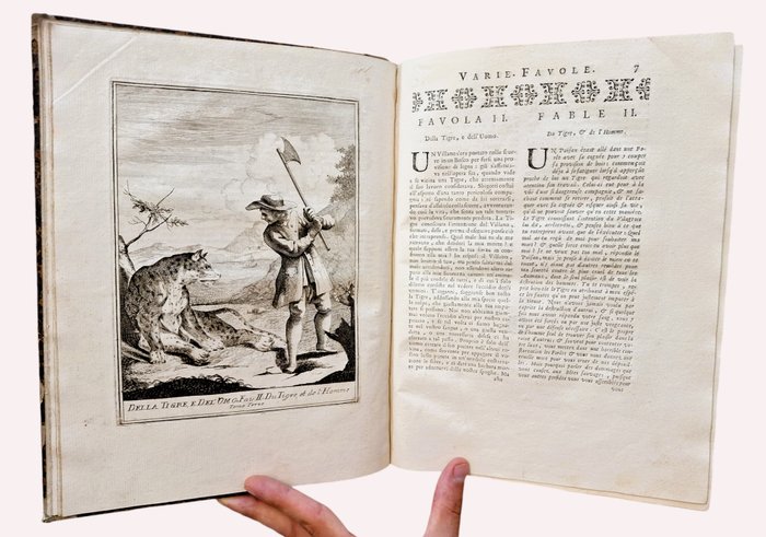 Fossati - Raccolta di Varie Favole - Recueil de Diverses Fables - 1744