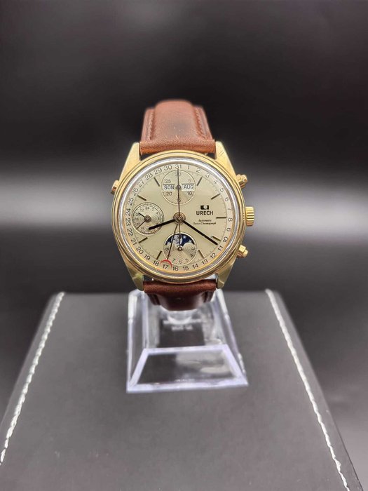 URECH - Triple Date Moonphase Chronograph - LO 610 - Ingen mindstepris - Mænd - 1980-1989