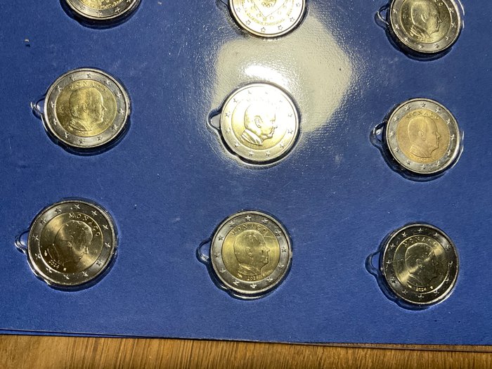 Europa. 2 Euro Various Years (25 coins)  (Ingen mindstepris)