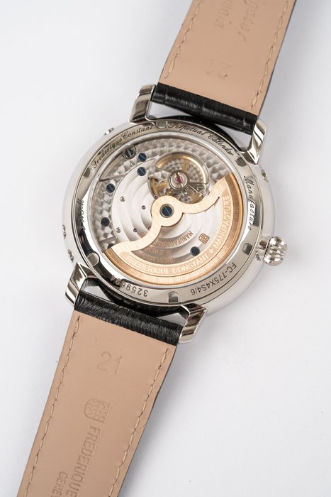 Frédérique Constant - Slimline Perpetual Calendar Moonphase Collection - BRAND NEW - FC-775MC4S6 - Mænd - 2011-nu