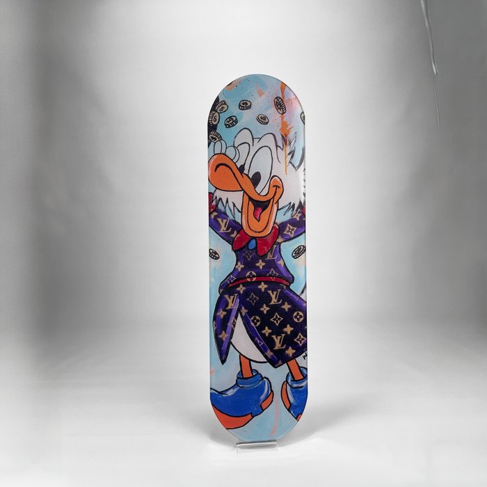 Mike Blackarts - Scrooge McDuck - Pop Art Skateboard