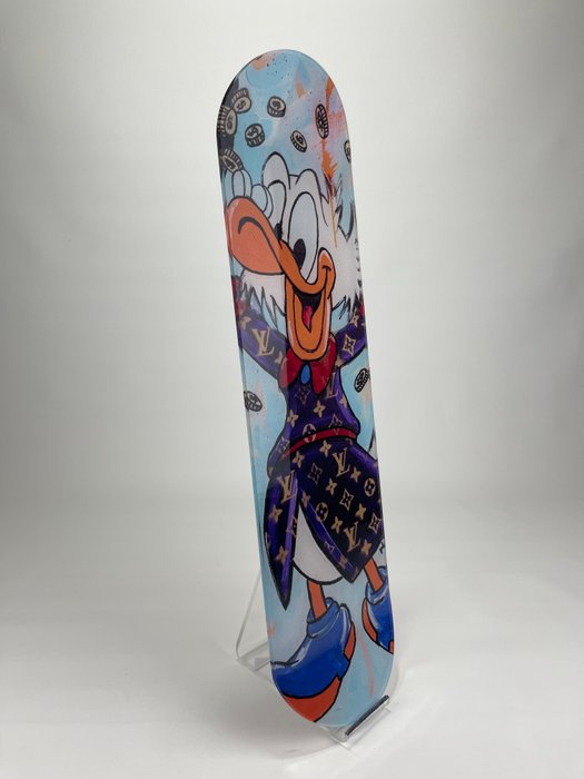 Mike Blackarts - Scrooge McDuck - Pop Art Skateboard