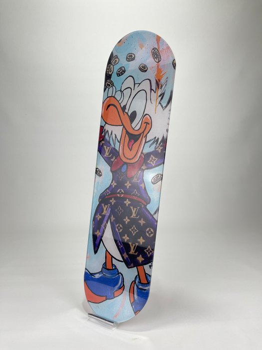 Mike Blackarts - Scrooge McDuck - Pop Art Skateboard