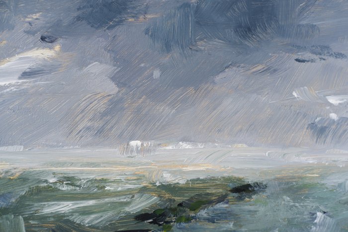 Matthieu van Riel - Storm op de Noordzee