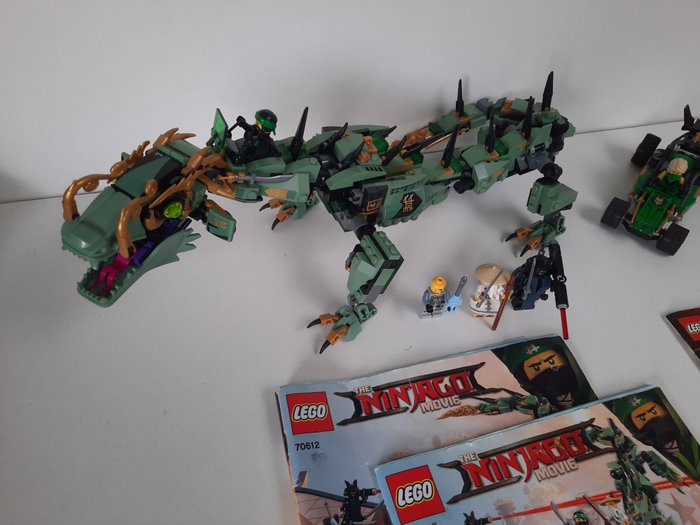 Lego - Ninjago - 70612+71700 - Groene Ninja Mecha Draak +Legacy Jungle Aanvalsvoertuig