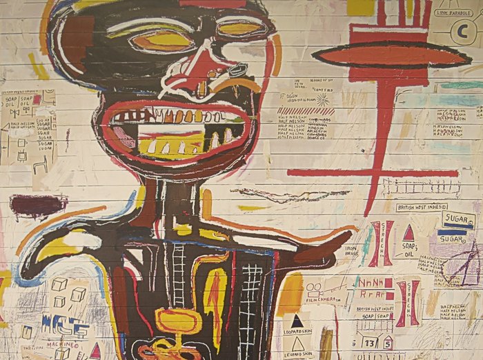 Jean-Michel Basquiat - Affiche originale d'exposition - Fondation Louis Vuitton - Paris - 2018