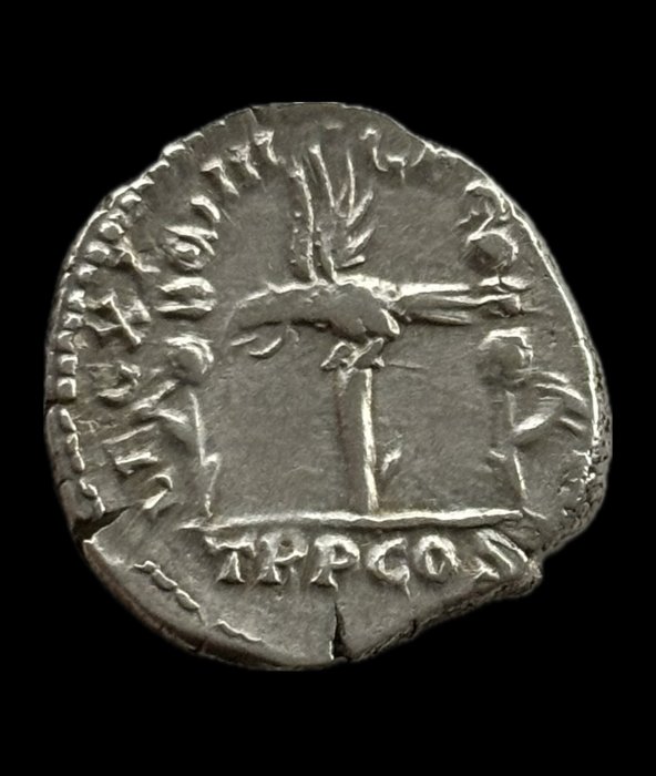 Romarriket Septimius Severus (AD 193-211) Denarius Aigle Légionnaire