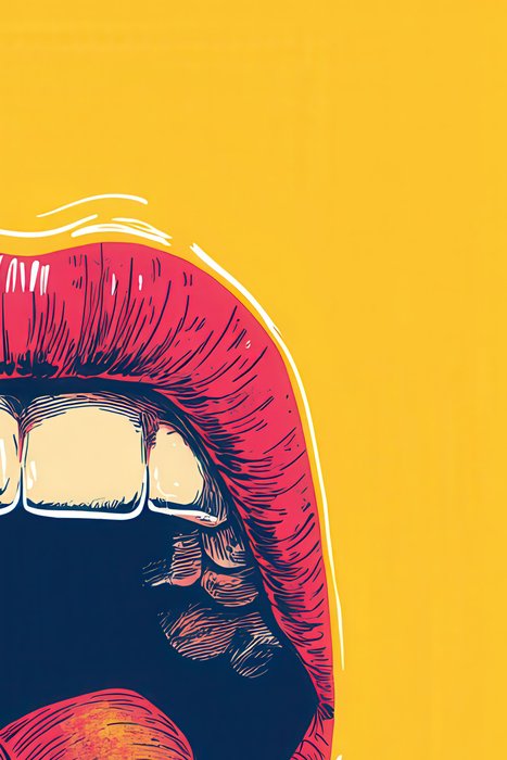 Iconica - Pop Art Lips · XXL