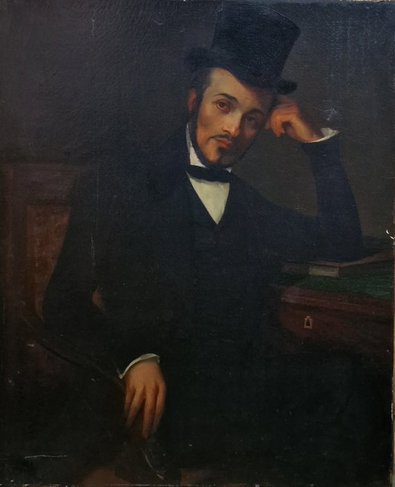 Adriano Cecioni (1836-1886) - Autoritratto