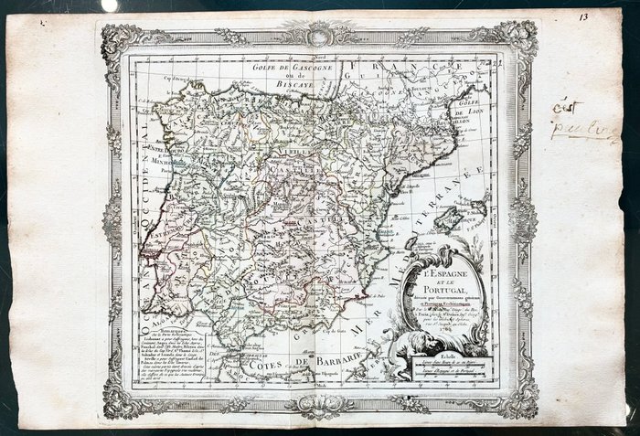 Spanien - Portugal, Madrid, Lissabon, Barcelona; Louis-Charles DESNOS - L'Espagne et le Portugal - 1761-1780