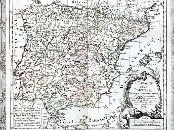 Spanien - Portugal, Madrid, Lissabon, Barcelona; Louis-Charles DESNOS - L'Espagne et le Portugal - 1761-1780