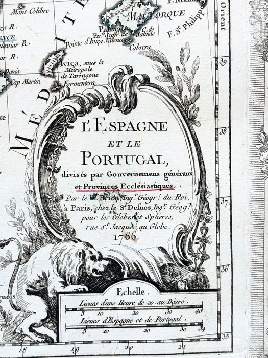 Spanien - Portugal, Madrid, Lissabon, Barcelona; Louis-Charles DESNOS - L'Espagne et le Portugal - 1761-1780