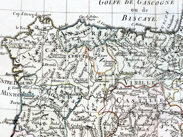 Spanien - Portugal, Madrid, Lissabon, Barcelona; Louis-Charles DESNOS - L'Espagne et le Portugal - 1761-1780