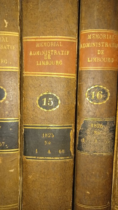 diverse - Administratief Memoriaal der Provincie Limburg      vanaf 1815  tot en met 1828 - 1816-1829