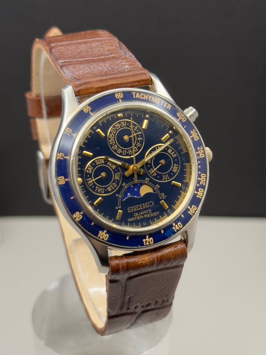 Seiko - *Multifunction Moonphase* - Ingen mindstepris - Mænd - 1980-1989