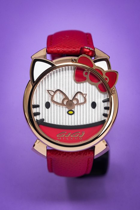 GaGà Milano - Ingen mindstepris - 5526HY01R0LSRM0 - Kvinder - HELT NY - Hello Kitty Collection - Rose Gold