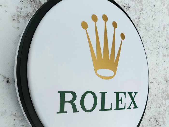 Rolex - Lysskilt - Rolex lysskilt - Plast, Stål