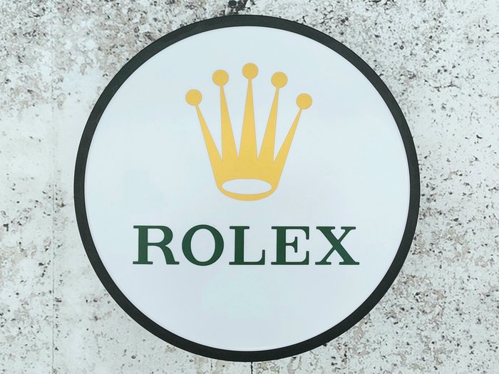 Rolex - Lysskilt - Rolex lysskilt - Plast, Stål