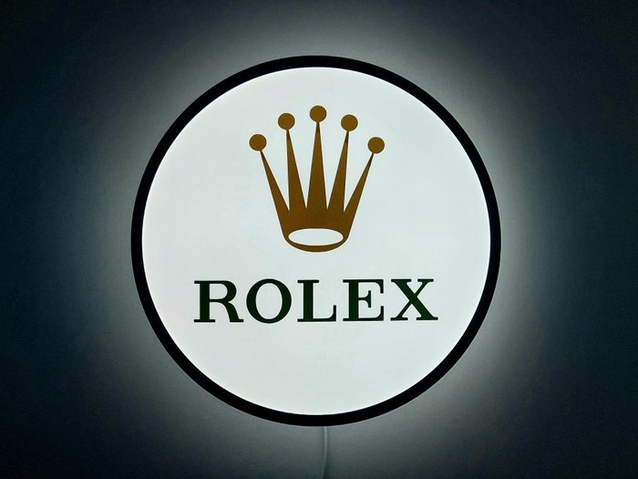 Rolex - Lysskilt - Rolex lysskilt - Plast, Stål