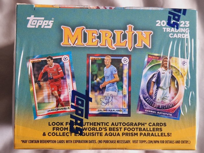 2022/23 Topps Merlin UEFA - 1 Sealed box - Næsten så god som ny (NM)