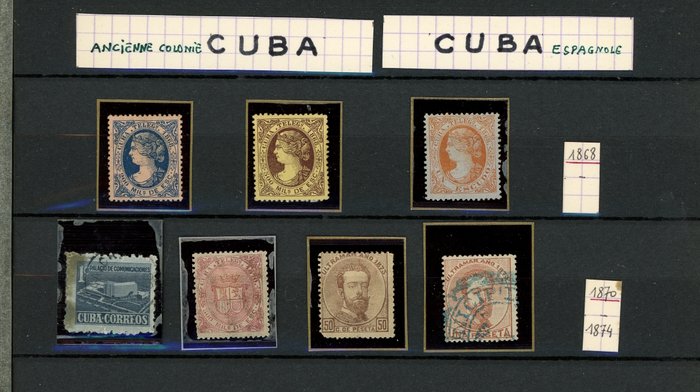 Venezuela 1867 - Alle øerne Haiti og Turks og Caicos + Paraguay, fra klassikerne,...