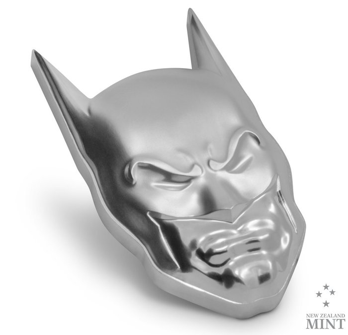 Niue. 5 Dollars 2021 DC Comics – BATMAN™ Mask Ultra High Relief Niue 2 oz Silber