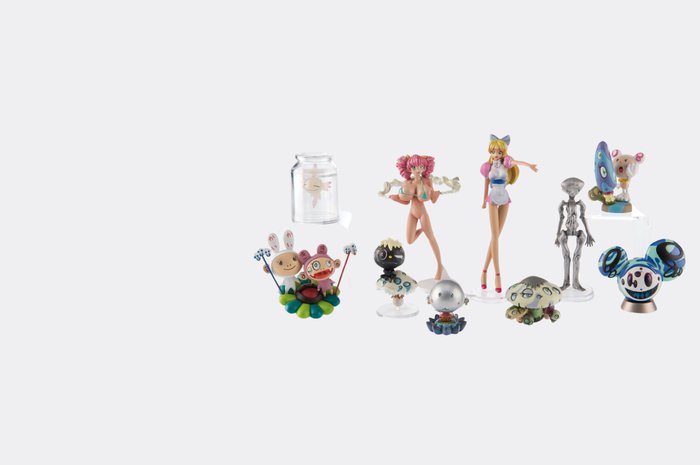 Takashi Murakami (1962) - Superflat Museum  Los Angeles Edition -  10 Figure Set