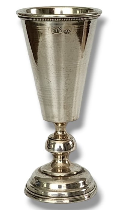 Antique Imperial Russian 84 Silver Cup Circa 1900’s Russisches Silber - Kop - 875 (84 zolotnik) sølv - Antik kejserlig russisk