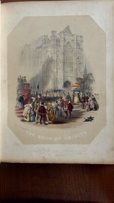 Hall - The Book Of Royalty: Characteristics Of British Palaces - 1838